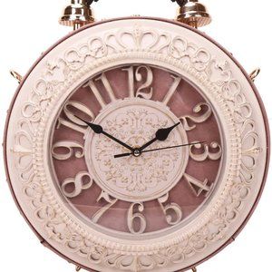 Time Is of The Essence Novelty Clock Bag In Pink